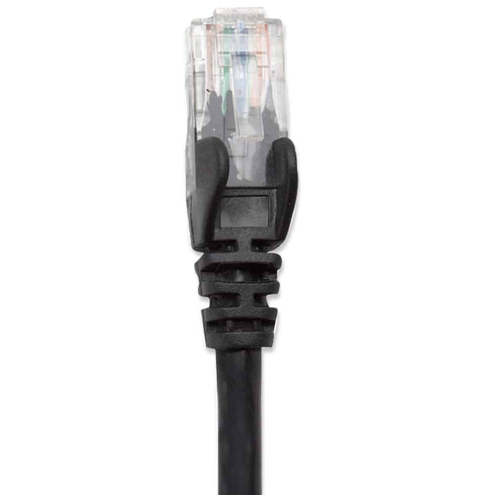Cable  Patch Intellinet Rj45 1.0m(3.0ft) Cat6 Utp Negro M-m 342049