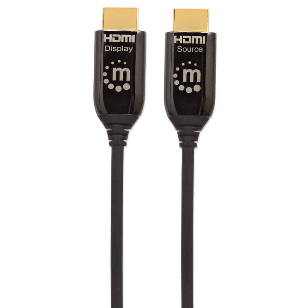 Cable                                                                                                                                                                                                                                                        Hdmi Optico Activo Plenum M-m 50m Negro Manhattan 355445