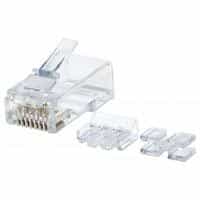 Plug  Intellinet Rj45 Cat 6a Utp Solido Pro 80 Pza Oro 50 Micras 790550
