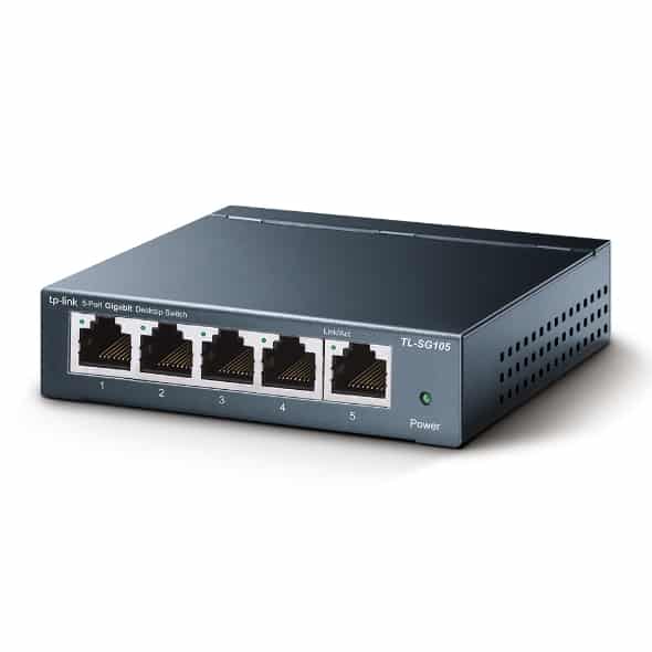 Switch Escritorio Tp-link/5ptos Giga/plug&play/qos/igmp/ Tl-sg105