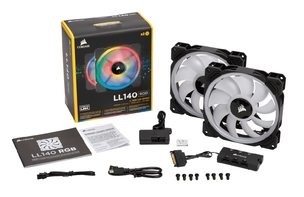 Ventilador                                                                                                                                                                                                                                                                                                                                                                                                                                                                                                                                                                                                                                                                                                                                                                                                                                   Corsair Ll140 RGB Dual Light Twin W/lnpro Co-9050074-ww