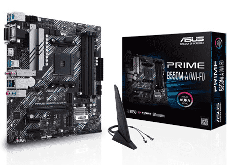 Tarjeta                                     Madre ASUS Prime B550m-a Ac  M.2 USB 3.2 Aura Sync Ryzen AM4 Pue