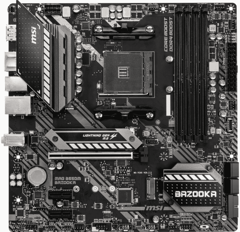 Tarjeta     Madre MSI Mag B550m Bazooka AM4