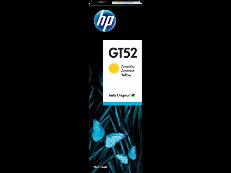 Botella De Tinta Original Amarilla Hp Gt52 (m0h56al)