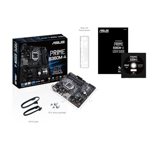 Tarjeta                                                                                                                                                                                                                                                                                                                                                                                                                                                                                                                                                                                                                                                                                                                                                                                                                      Madre ASUS Prime B360m-a 1151 DDR4 HDMI Dvi Vga M.2