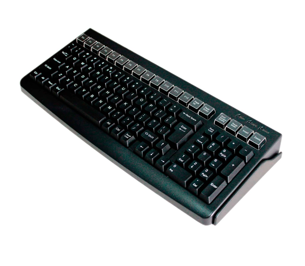 Teclado                                                                                                                                                                                                                                                                                                                                                                                                                                                                                                                                                                                                                                                                                                                                                                      Qian Qpa1702 Alambrico Pos Negro Multimedia Extendido