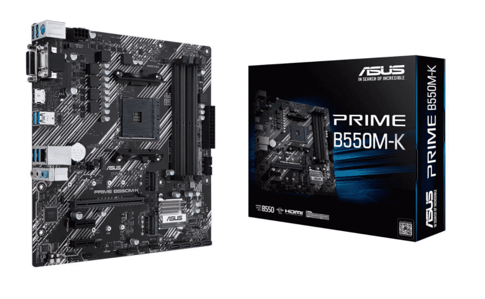 TARJETA MADRE ASUS PRIME B550M-K AMD RYZEN AM4 DVI-D/HDMI/D-SUB pue