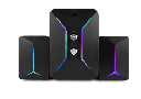 Bocinas  Start The Game 2.1 Entrada 3.5mm RGB (usb) 10 Watts Spk-250