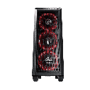Gabinete Yeyian Blade 2101 con Ventana LED Rojo, Midi-Tower, ATX/Micro-ATX, USB 2.0/3.1, sin Fuente, Negro