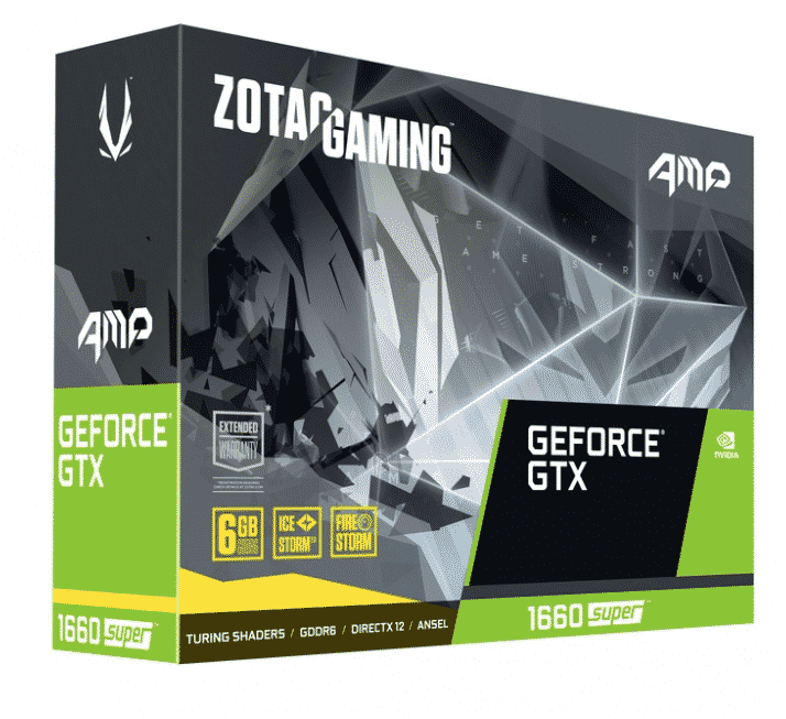 Tarjeta   De Video Zotac Nvidia Geforce GTX 1660 Super AMP 6gb GDDR6 Zt-t16620d-10m