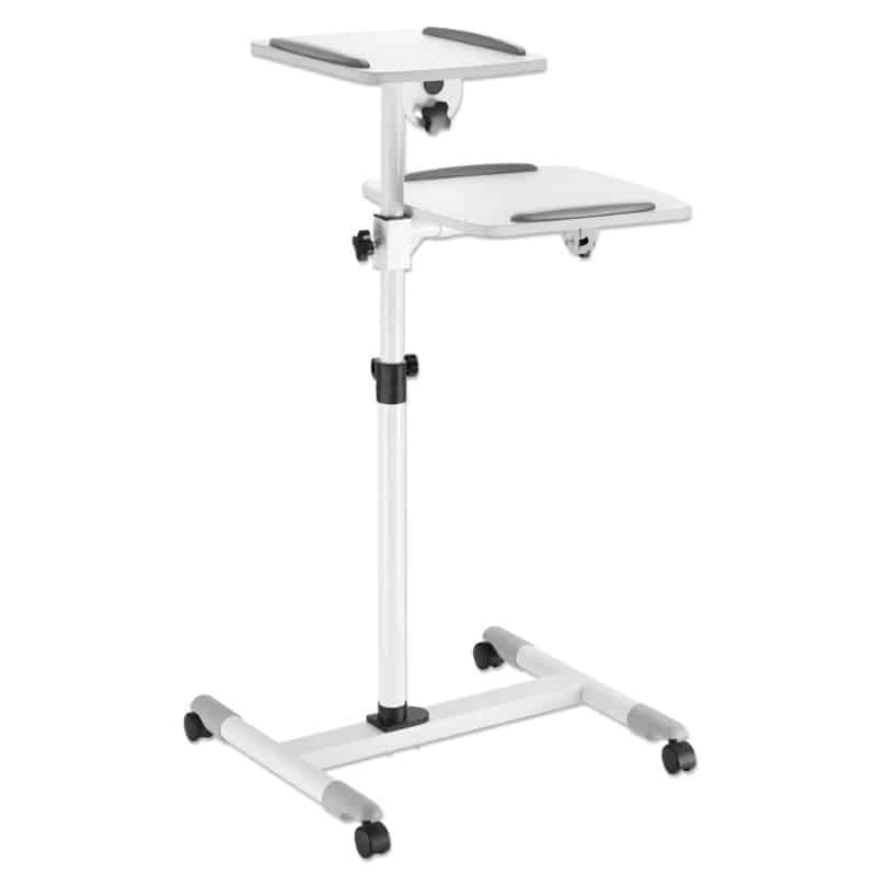Soporte Manhattan Carrito Proyector/laptop 2 Bandejas (461726)