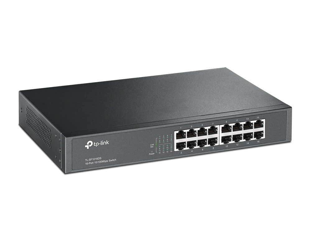 Switch                                                                                                   Escritorio/rack Tp-link/16 Ptos Fast/save Energy 70%/ Tl-sf1016ds