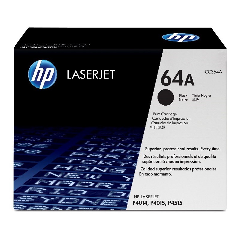 Toner                                                                                                                                                                                                                                            Hp 64a Negro Para P4014n/p4014dn/p4015n/p4015dn (cc364a)