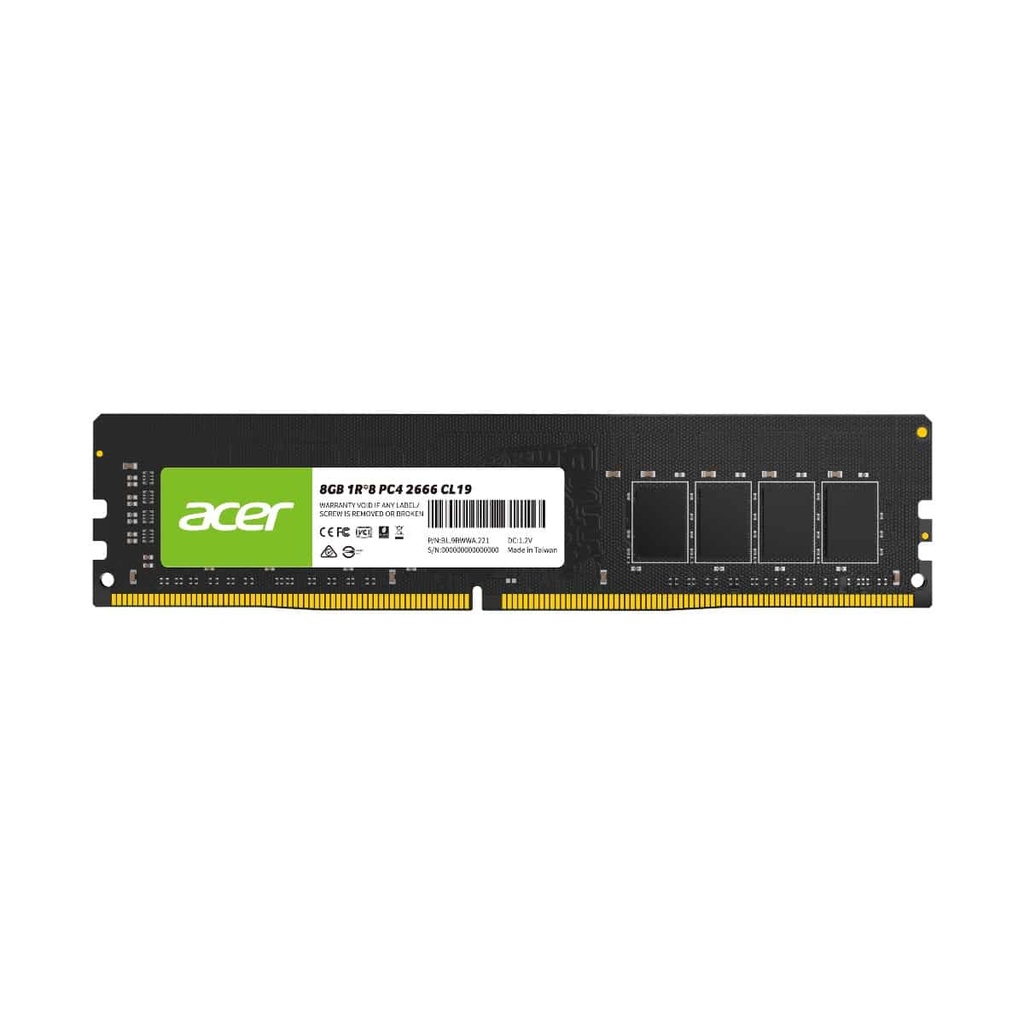 Memoria    Ddr4 Acer Ud100 8gb 2666mhz Udimm Cl19 (bl.9bwwa.221)