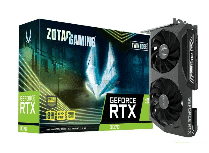 Tarjeta   De Video Zotac Nvidia Geforce RTX 3070 Twin Edge Lhr 8gb GDDR6