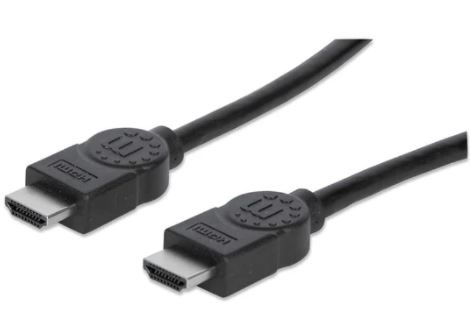 Cable HDMI 4K@30Hz MANHATTAN 306126 - 3 m, Macho, Negro