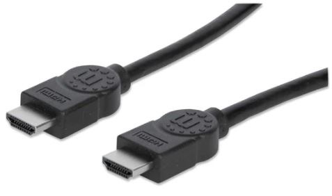 Cable HDMI 4K@30Hz MANHATTAN 308434 - 15 m, Macho, Negro