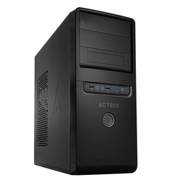 [GABGEN2340] Gabinete ACTECK DASSEL P502 - Midi-Tower, PC, ATX, Micro-ATX, Negro, 500 W