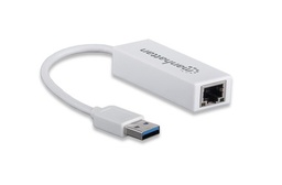 [TARITL720] Tarjeta de Red USB - Gigabyte MANHATTAN - USB 3.0, RJ-45, Macho/hembra, Color blanco