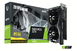 [Dim-ZT-T16520D-10L] Tarjeta   De Video Nvidia Geforce Zotac GTX 1650 AMP OC 4gb Gddr6 Zt-t16520d-10l