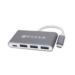 [ACCNCB980] Adaptador NACEB HUB TIPO C A USB 3.0 NA-0112 -