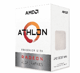 [dim-athlon3000g] Procesador AMD Athlon 3000G con Gráficos Radeon Vega 3, S-AM4, 3.50GHz, Dual-Core, 4MB L3 Cache, con Disipador