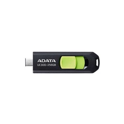 [4711085939142-A] Memoria  Flash Adata Uc300 256gb Usb-c 3.2 Vde (acho-uc300-256g-rbk/gn)