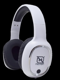 [NBAB042100] AUDIFONOS NECNON OVER-EAR BT NBH-04 PROMANOS LIBRES BLANCO/PLATA