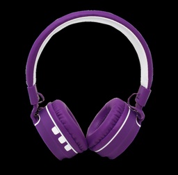 [NCAB050500] AUDIFONOS NECNON BLUETOOTH NBH-05 MANOS LIBRES MORADO NCAB050500