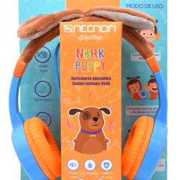[NBAKPU0395] Audifonos                                                                                                                                                                                                                                                                                                                                                                                                                                                                                                                                                                                                                  Necnon Alambricos Kids 3.5 Mml Puppy Azul Nbakpu0395