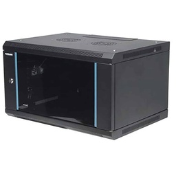 [766623203869-I] Gabinete  De 19 Para Montaje En Pared, 12 U, Negro, Intellinet 203869