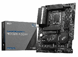 [Dim-pro-z690-a] Tarjeta  Madre MSI Pro Z690-a DDR4 Lga Socket 1700 Intel Z690 Sata 6gb/s Atx Intel