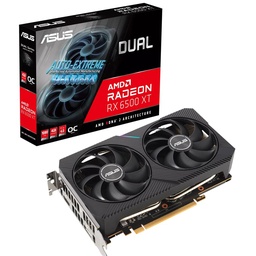 [195553638937-A] Tarjeta  De Video Asus Dual-rx6500xt-o4g 4gb Ddr6 Hdmi/dp
