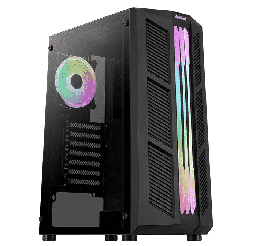 [Dim-PRIME-G-BK-V2] Gabinete Aerocool Prime ARGB con Ventana ARGB Mid Tower ATX/micro ATX/Mini-ITX USB 3.2