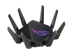 [Dim-GT-AX11000 PRO] Router ASUS Gigabit Ethernet Tribanda Firewall ROG Rapture Gt-ax11000 Pro Con Wifi En Malla Wi-fi 6, Inalámbrico, 4804mbit/s, 5x Rj-45, 2.4/5/5ghz Con 8 Antenas Externas
