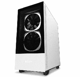[Dim-CA-H510E-W1] Gabinete NZXT H510 Elite con Ventana RGB Midi-Tower ATX USB 3.0 Negro Blanco
