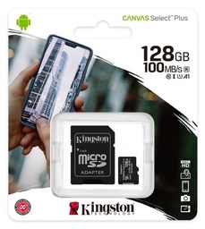 [MEMKGN1900] Micro                                                                                                                                                                                                   Sd 128gb Kingston Technology Cl10 Sdcs2 -