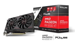 [840777087398-S] Tarjeta  De Video Sapphire Pulse Rx6500 Xt Oc 4gb Gddr6(11314-01-20g)