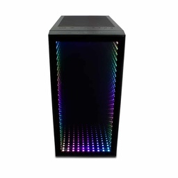 [dim-CSG560] Gabinete               Game Factor Optical, Atx, Cristal, Argb, 1*120mm Rgb Csg560 Pue