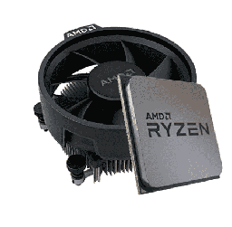 [Dim-100-100000644MPK] Procesador AMD Ryzen 5 4500 am4 6 nucleos 3.6Ghz 65w sin graficos con ventilador 100-100000644MPK (sin caja)