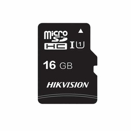 [MEMHKV030] Tarjeta                                                                                                                                                                                               Micro Sd  Hikvision Hs-tf-c1(std)/16g/adapter - 16 Gb, 92 Mb/s, 30 Mb/s, Negro