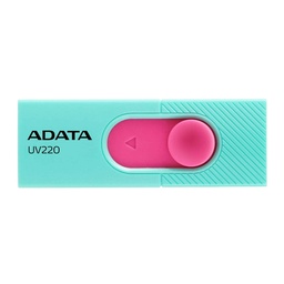 [MEMDAT6400] Memoria                                                                                                                                                                                                      Usb Adata Auv220-32g-rgnpk - Turquesa/rosa, 32 Gb, Usb 2.0