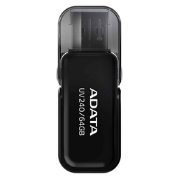 [MEMDAT6360] Memoria                                                                                                                                                                                                     Usb Adata Auv240-64g-rbk - Negro, 64 Gb