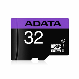 [MEMDAT2680] Memoria                                                                                                                                                                                                                 Sd Adata Uhs-i U1 32gb Class 10 - 32 Gb, 30 Mb/s, 10 Mb/s, Negro,