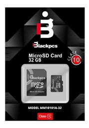 [MEMBLC1800] Memoria                                                                                                                                                                                                      Microsd Blackpcs De 32gb Clase10 Con Disipador -