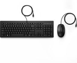 [KITHPI010] Kit                                                                                                                                                                                                        De Teclado Y Mouse Hp 225 286j4aa - Alambrico, Compatible Con Equipos Hp Con Puerto Usb-a Disponible