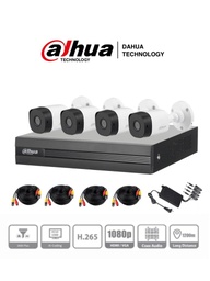 [KITDAH480] Kit                                                                                                                                                                                                                                 De Videovigilancia  Dahua Technology Kit/xvr1a04-i/4-b1a21n-0360b - 1080 P