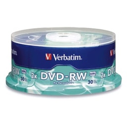 [CDRWCB1760] Disco                                                                                                                                                                                                    Dvd-r Verbatim - Dvd-rw, 30, 120 Min