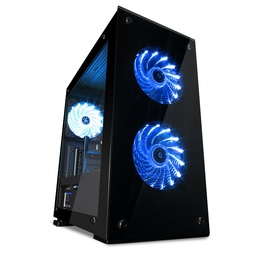[GABVGO220] Gabinete.                                                                                                                                                                                                                                Gamer Factor Csg550. Micro Atx - 3 Vent, 120mm Rgb, Cristal S/fte.