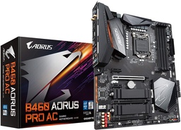 [Dim-29075] Tarjeta  Madre Gigabyte B460 AORUS Pro Ac INTEL Socket 1200 RGB Fusion Wifi Bluetooth